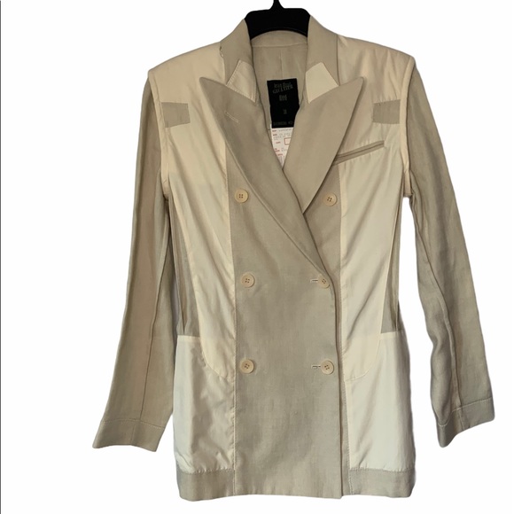 Jean Paul Gaultier Jackets & Blazers - Jean Paul Gaultier Vintage Deadstock Linen 1990’s